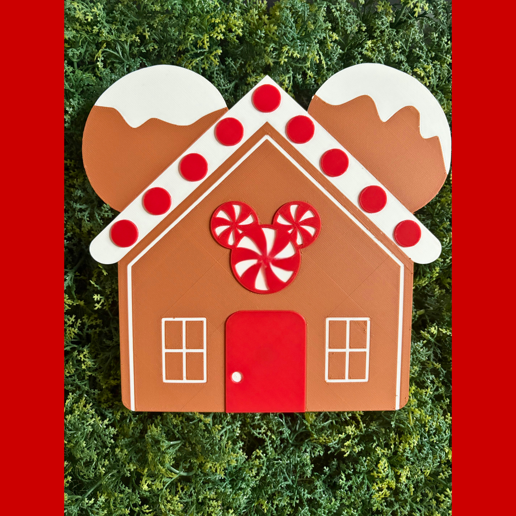 Mickey Mouse Magnetic Gingerbread House For Cruise Door Decor