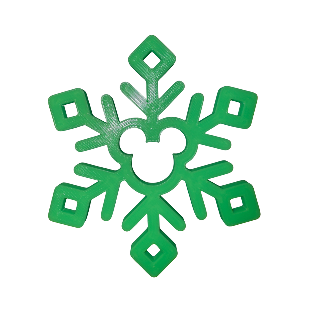 Mickey Head Snowflake Magnet for Cruise Door