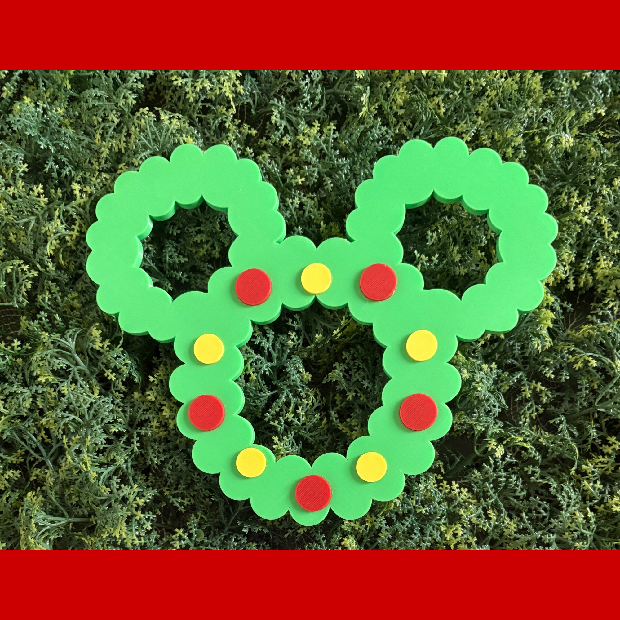Mickey Christmas Wreath Disney Cruise Door Decor Kit