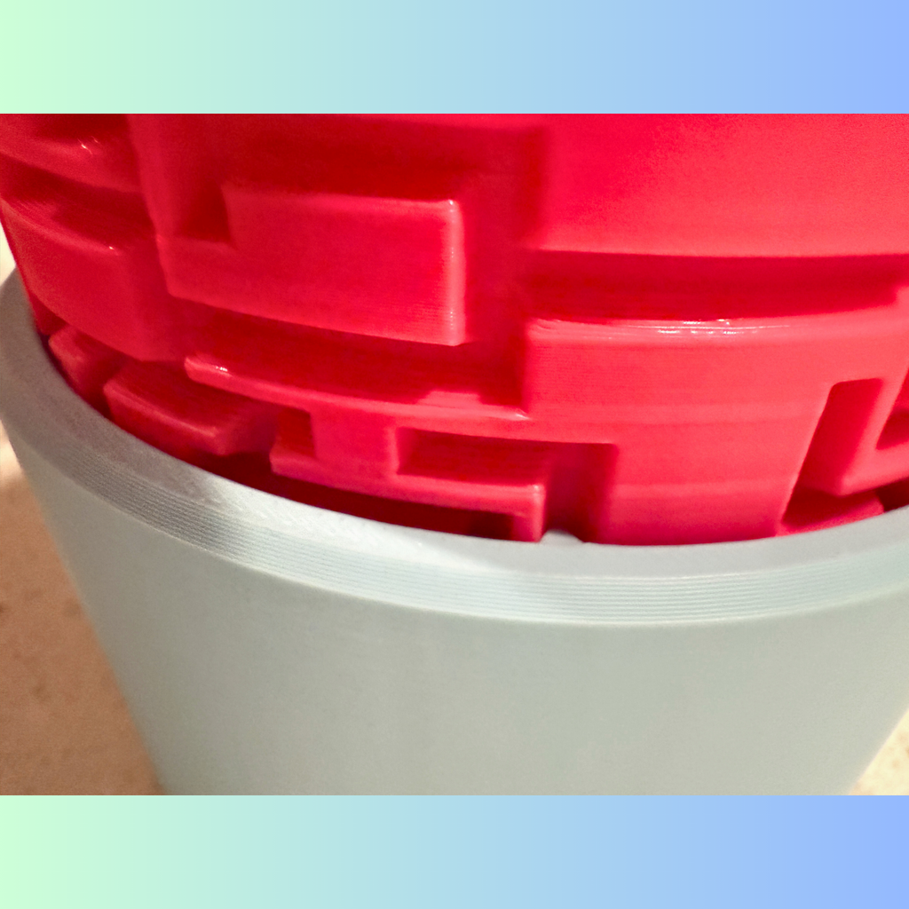 Ice Cream Pint Protector Maze Lid - Keep Snack Thieves Away