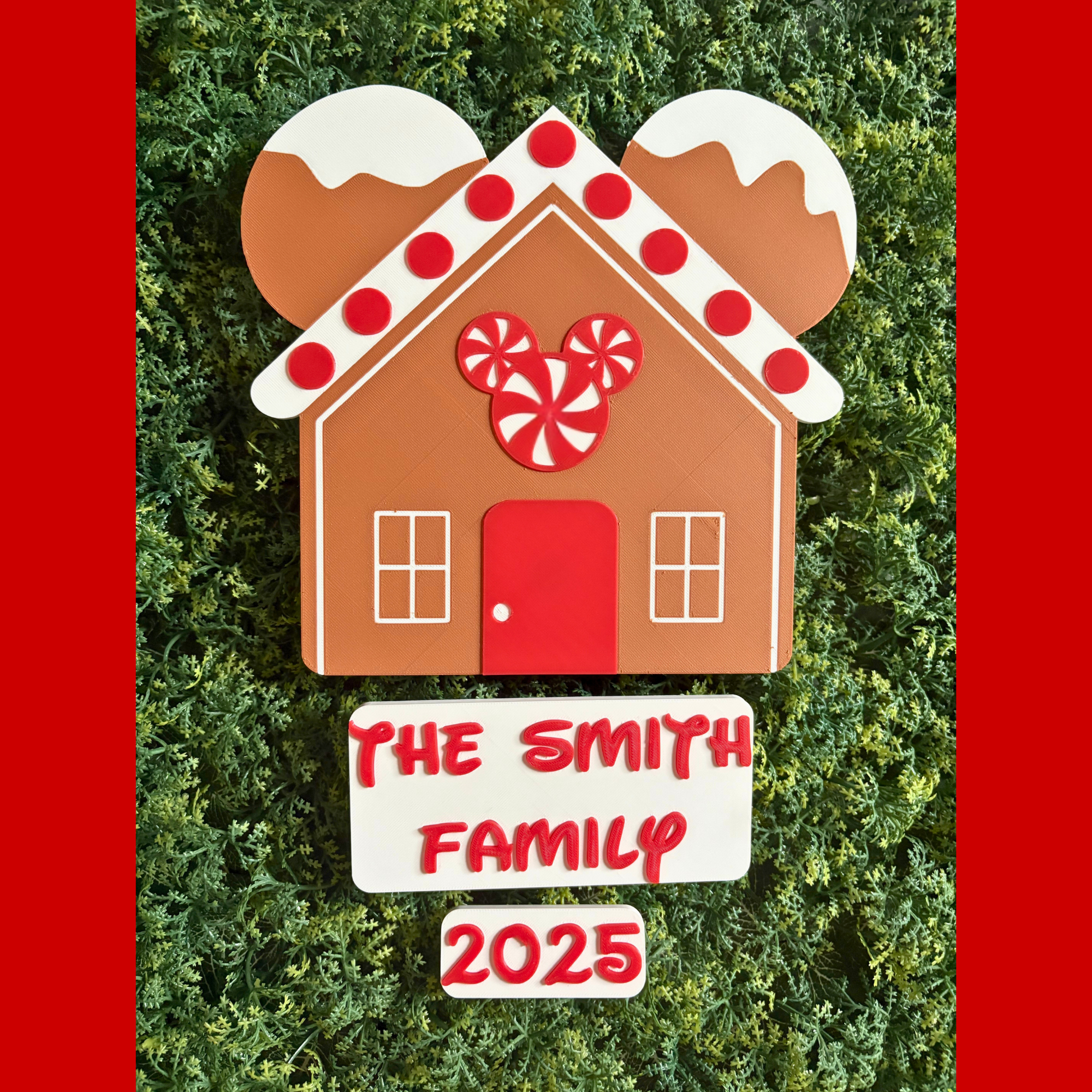 Mickey Gingerbread Kit for Disney Door Decor